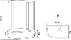 Parly Душевая кабина Tomorrow EF1221R – фотография-2